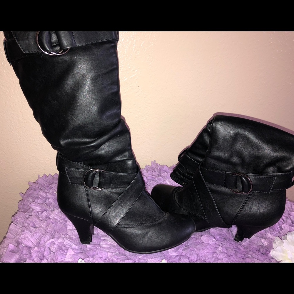 Long Black Boots!